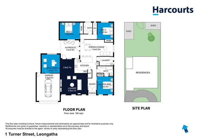 Floorplan of Homely house listing, 1 Turner Street, Leongatha VIC 3953