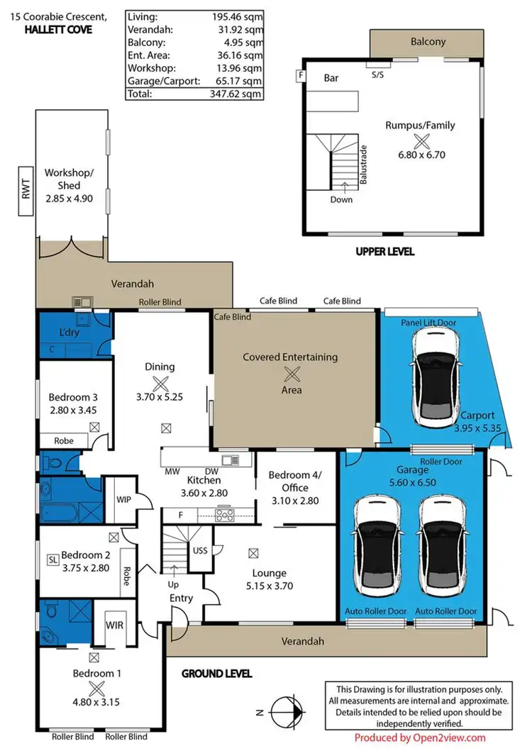 Floorplan of Homely house listing, 15 Coorabie Crescent, Hallett Cove SA 5158