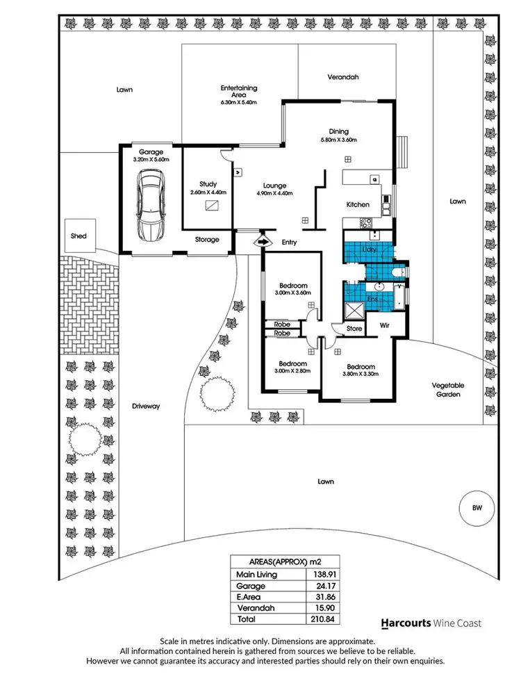 Floorplan of Homely house listing, 16 Churston Place, Moana SA 5169