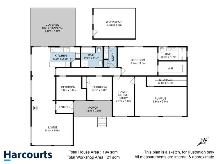 Floorplan of Homely house listing, 29 Ferguson Court, Kingston TAS 7050