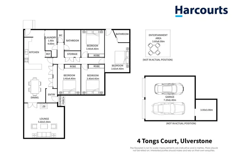 Floorplan of Homely house listing, 4 Tongs Court, Ulverstone TAS 7315