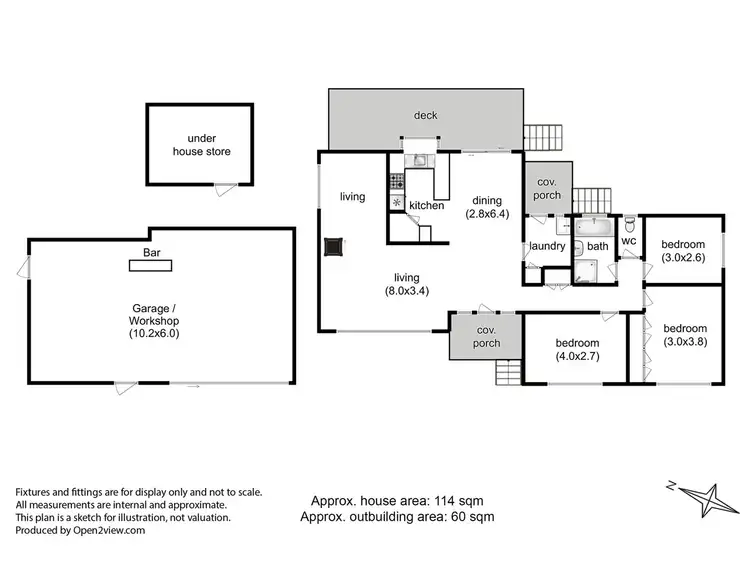 Floorplan of Homely house listing, 15 View Street, Geeveston TAS 7116