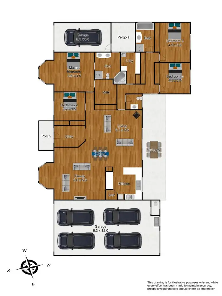 Floorplan of Homely house listing, 14 Glen Vista Drive, Narre Warren East VIC 3804
