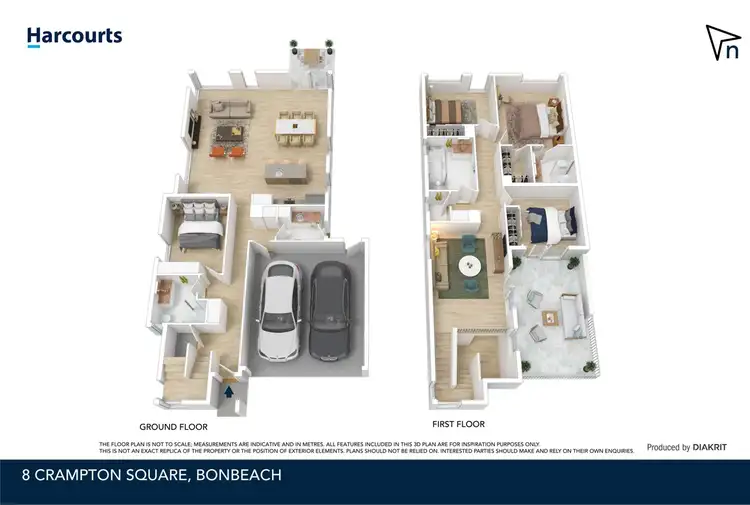 Floorplan of Homely house listing, 8 Crampton Square, Bonbeach VIC 3196