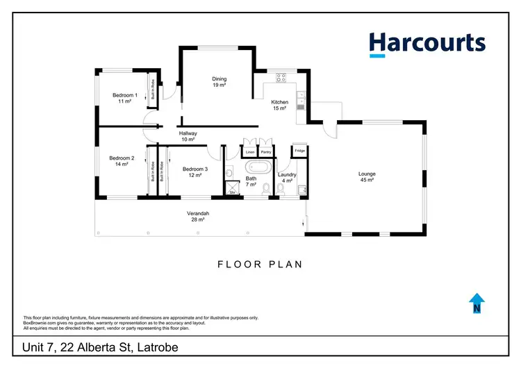 Floorplan of Homely house listing, 7/22 Alberta Street, Latrobe TAS 7307