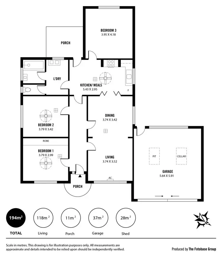 Floorplan of Homely house listing, 3 Reid Avenue, Felixstow SA 5070
