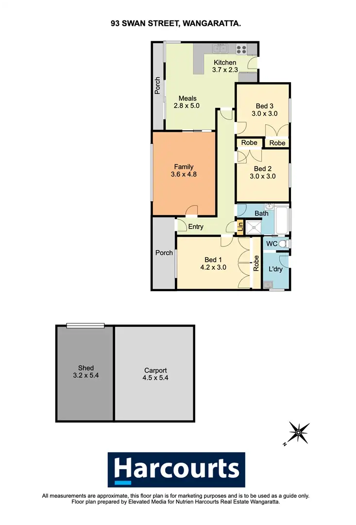 Floorplan of Homely house listing, 93 Swan Street, Wangaratta VIC 3677