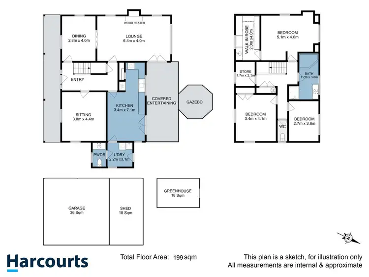 Floorplan of Homely house listing, 64 Lynrowan Drive, Acton Park TAS 7170