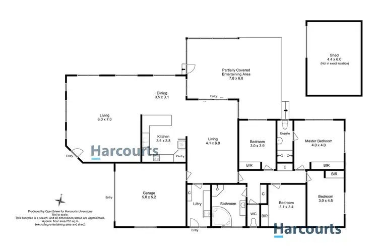 Floorplan of Homely house listing, 11 Harley Court, West Ulverstone TAS 7315