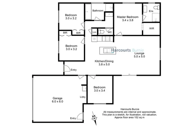 Floorplan of Homely house listing, 50 Berkshire Parade, Penguin TAS 7316