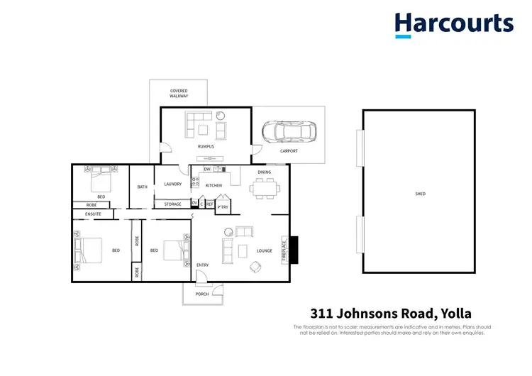 Floorplan of Homely land listing, 311 Johnsons Road, Yolla TAS 7325