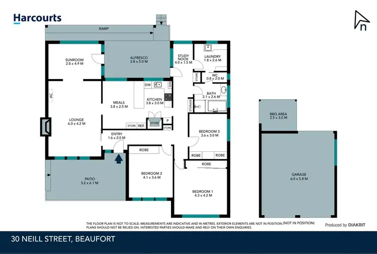 Floorplan of Homely house listing, 30 Neill Street, Beaufort VIC 3373