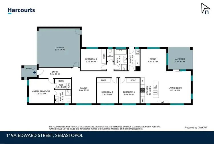 Floorplan of Homely house listing, 119a Edwards Street, Sebastopol VIC 3356