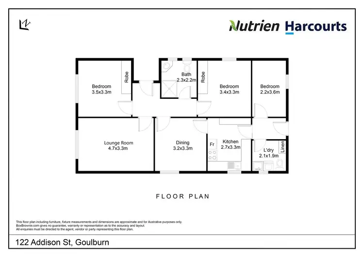 Floorplan of Homely house listing, 122 Addison Street, Goulburn NSW 2580