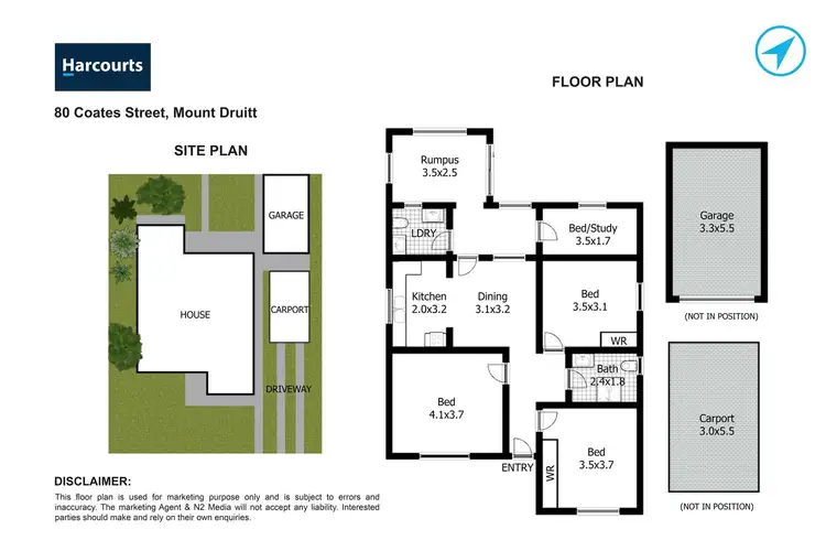 Floorplan of Homely house listing, 80 Coates Street, Mount Druitt NSW 2770