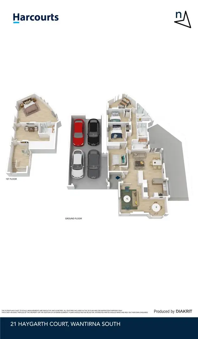 Floorplan of Homely house listing, 21 Haygarth Court, Wantirna South VIC 3152