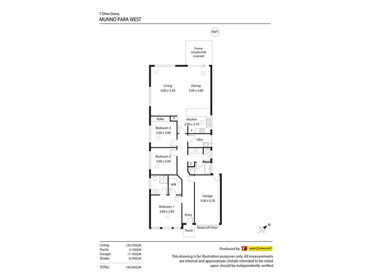 Floorplan of Homely house listing, 7 Olive Grove, Munno Para West SA 5115