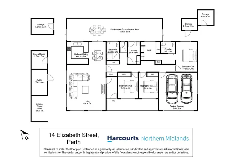 Floorplan of Homely house listing, 14 Elizabeth Street, Perth TAS 7300