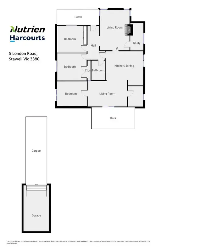 Floorplan of Homely house listing, 5 London Road, Stawell VIC 3380