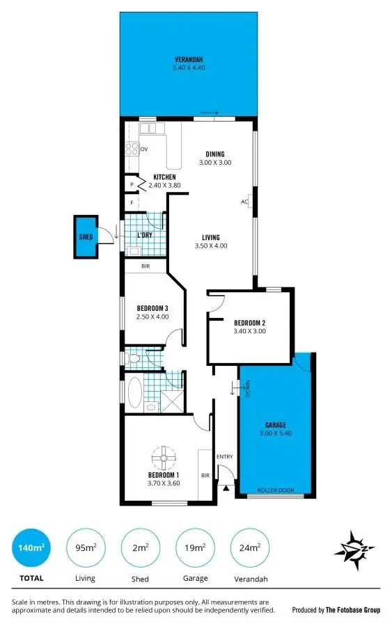Floorplan of Homely house listing, 34 Moorfield Mews, Aberfoyle Park SA 5159