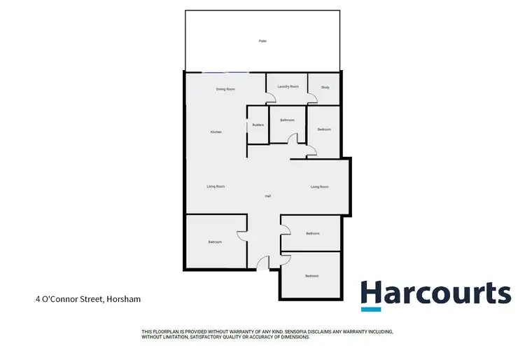 Floorplan of Homely house listing, 4 O'connor Street, Horsham VIC 3400
