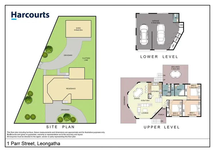 Floorplan of Homely house listing, 1 Parr Street, Leongatha VIC 3953