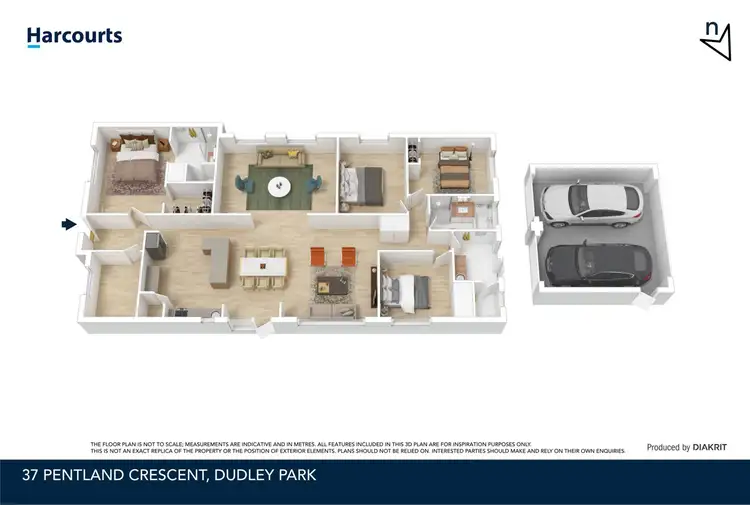 Floorplan of Homely house listing, 37 Pentland Crescent, Dudley Park WA 6210