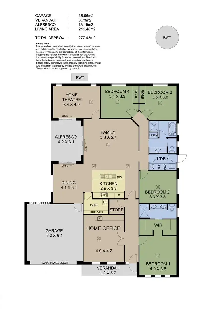 Floorplan of Homely house listing, 18 Ashfield Street, Mount Barker SA 5251