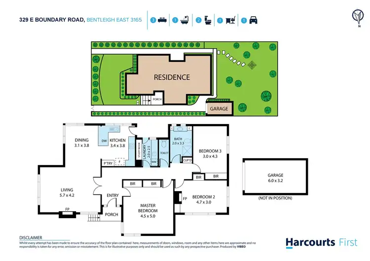 Floorplan of Homely house listing, 329 East Boundary Road, Bentleigh East VIC 3165