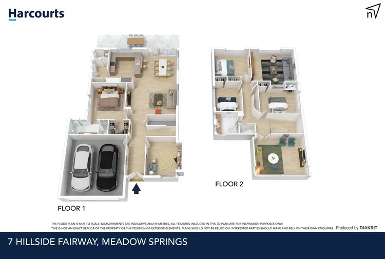 Floorplan of Homely house listing, 7 Hillside Fairway, Meadow Springs WA 6210