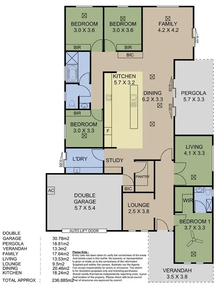 Floorplan of Homely house listing, 18 Bentham Court, Mount Barker SA 5251