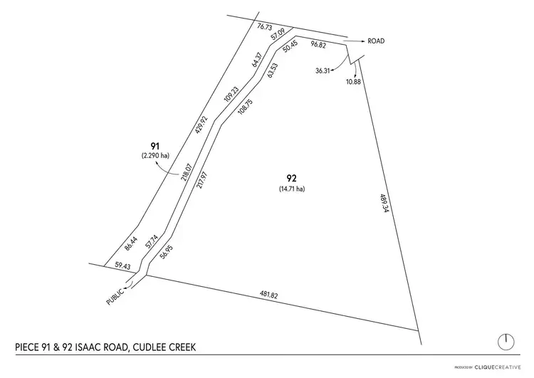 Floorplan of Homely rural property listing, Pieces 91 & 92 Isaac Road, Cudlee Creek SA 5232