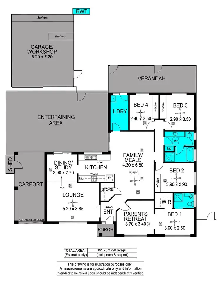 Floorplan of Homely house listing, 9 Mirrabooka Crescent, Hallett Cove SA 5158