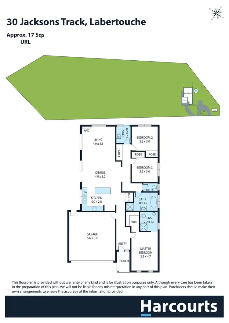 Floorplan of Homely rural property listing, 30 Jacksons Track, Labertouche VIC 3816