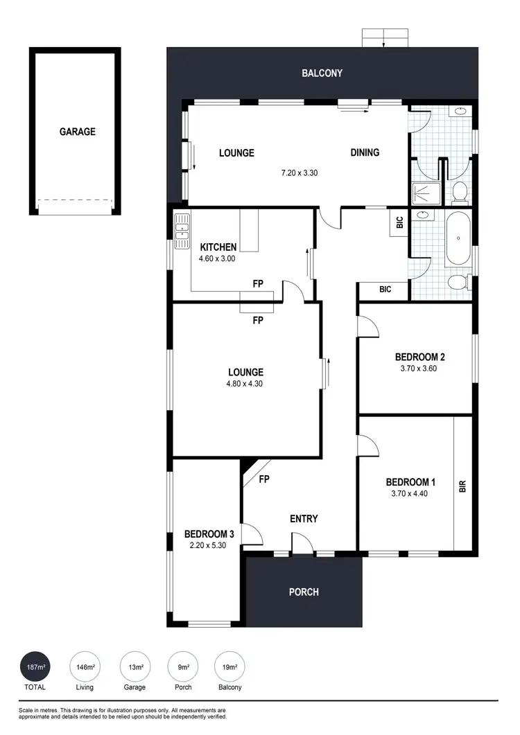 Floorplan of Homely house listing, 21 Dundalk Avenue, Mccracken SA 5211