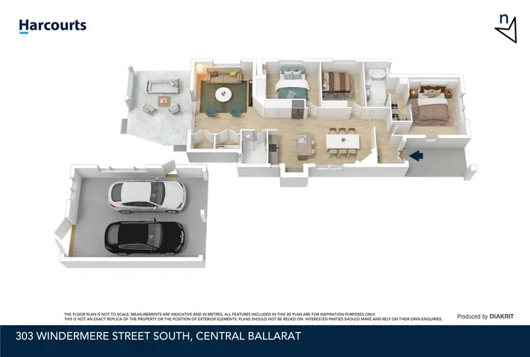 Floorplan of Homely house listing, 313 Windermere Street, Ballarat Central VIC 3350