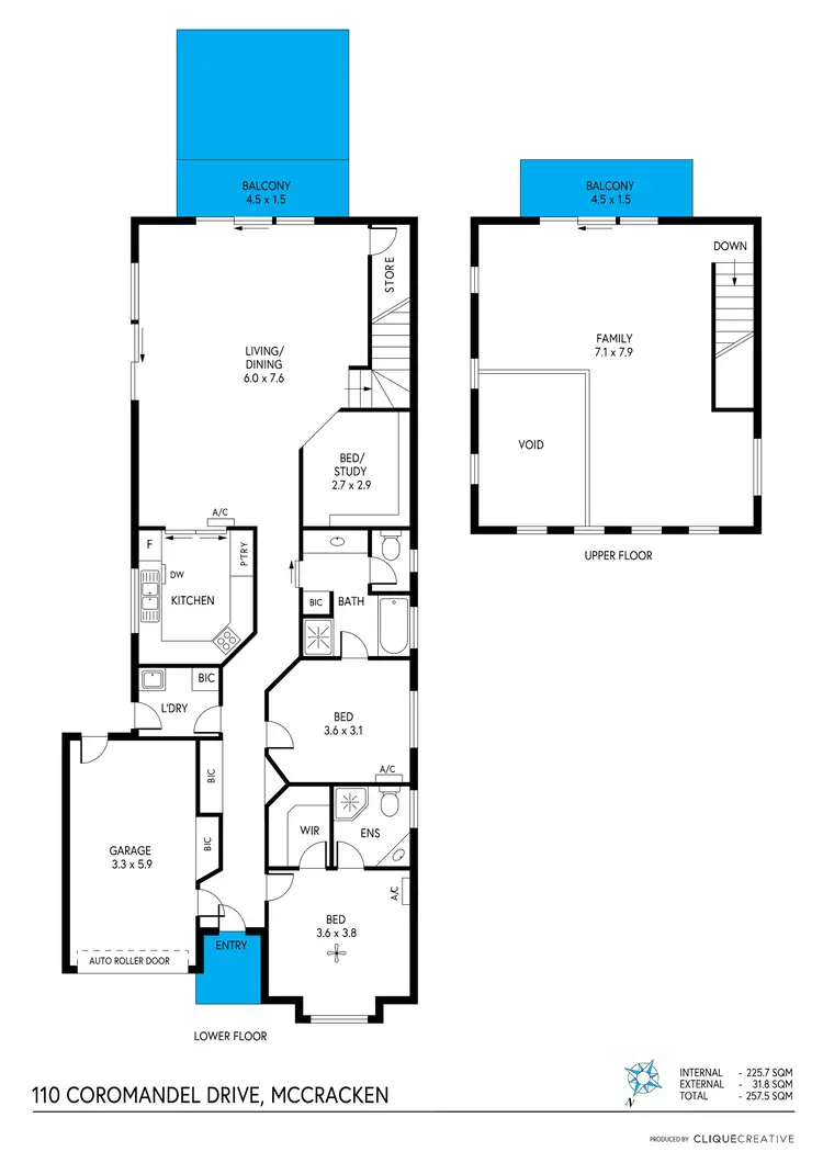 Floorplan of Homely house listing, 110 Coromandel Drive, Mccracken SA 5211