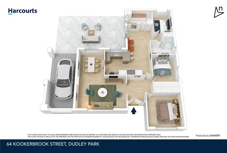Floorplan of Homely house listing, 64 Kookerbrook Street, Dudley Park WA 6210