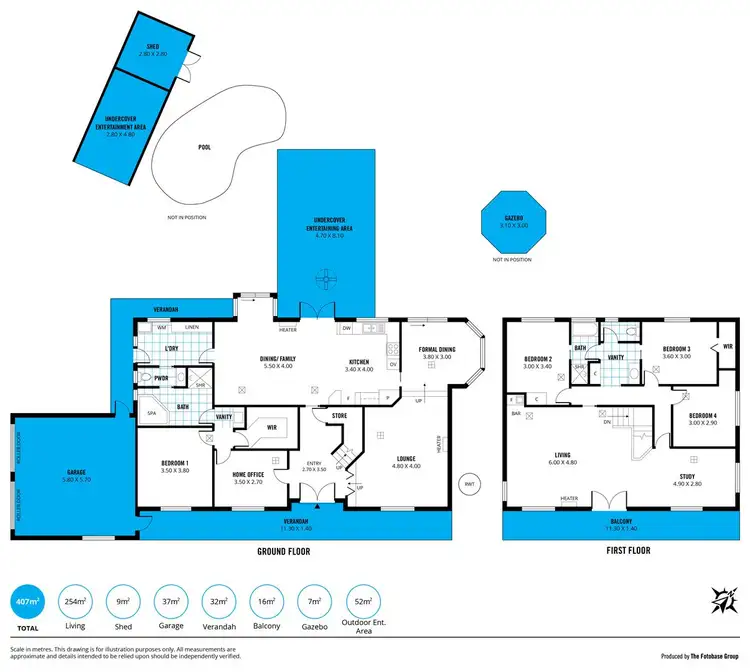 Floorplan of Homely house listing, 1 Taminga Way, Flagstaff Hill SA 5159