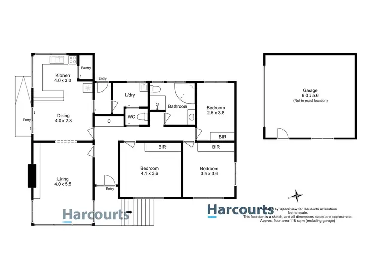 Floorplan of Homely house listing, 40 Hearps Road, Ulverstone TAS 7315