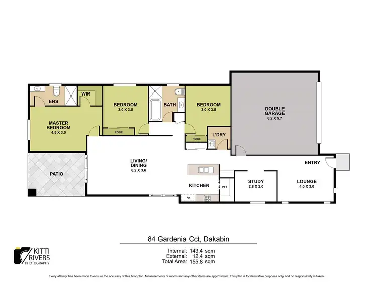 Floorplan of Homely house listing, 84 Gardenia Circuit, Dakabin QLD 4503