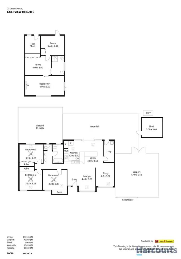 Floorplan of Homely house listing, 25 Laver Avenue, Gulfview Heights SA 5096
