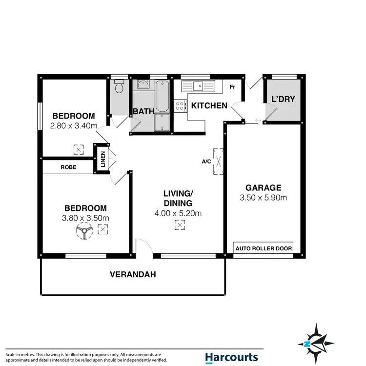 Floorplan of Homely house listing, 1/2 Jones Street, Goolwa South SA 5214