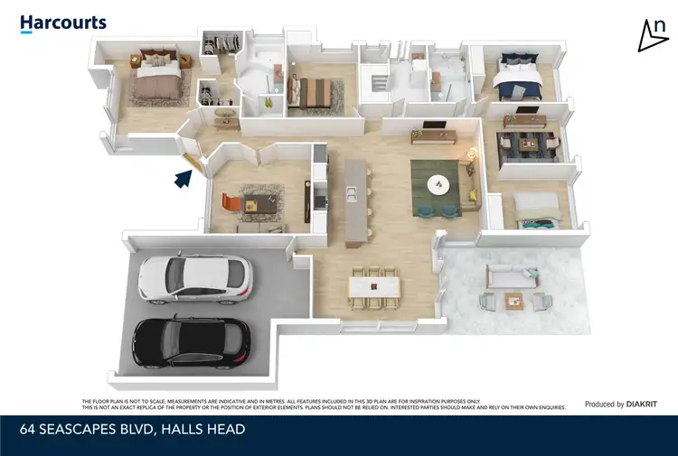 Floorplan of Homely house listing, 64 Seascapes Boulevard, Halls Head WA 6210