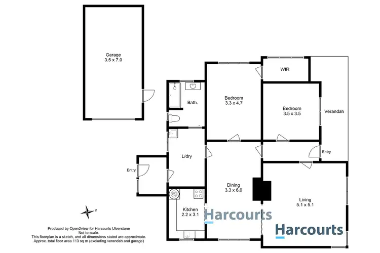 Floorplan of Homely house listing, 20 Charles Street, Ulverstone TAS 7315
