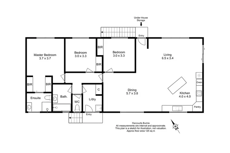Floorplan of Homely house listing, 60 Grant Street, Havenview TAS 7320