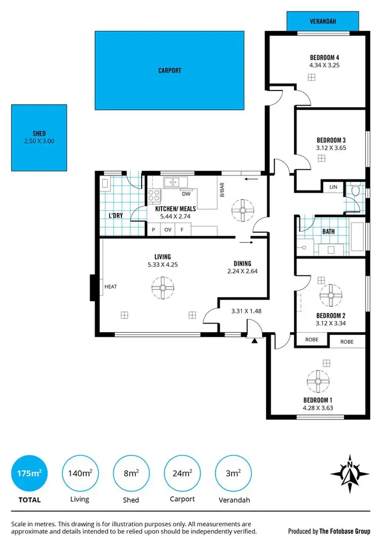 Floorplan of Homely house listing, 847 Grand Junction Road, Valley View SA 5093