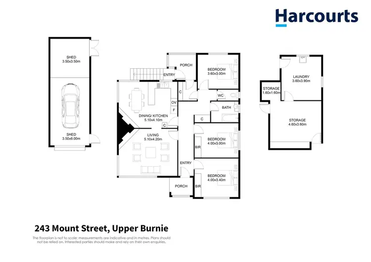 Floorplan of Homely house listing, 243 Mount Street, Upper Burnie TAS 7320