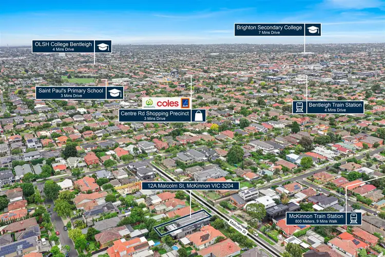 Floorplan of Homely townhouse listing, 12A Malcolm Street, Mckinnon VIC 3204