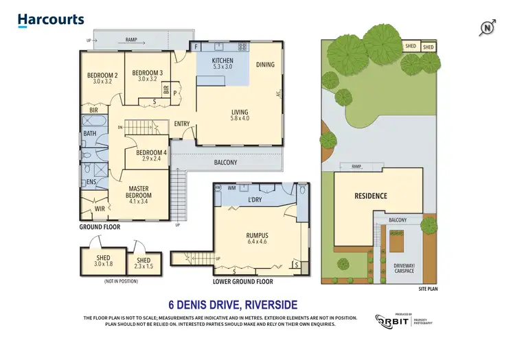 Floorplan of Homely house listing, 6 Denis Drive, Riverside TAS 7250